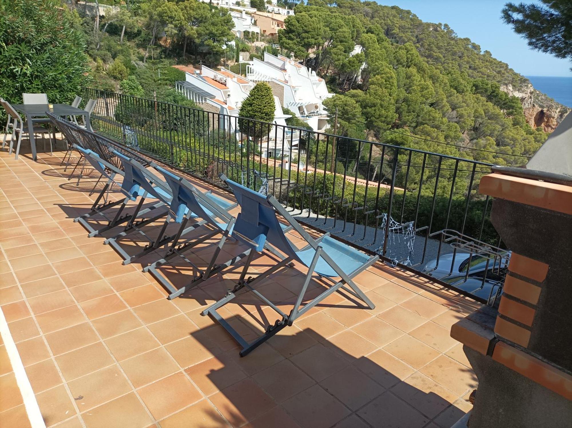 "La Terrasse De La Mer 1" -Climatisation-Wifi-Bbq -Piscine-Parking Begur Exterior foto