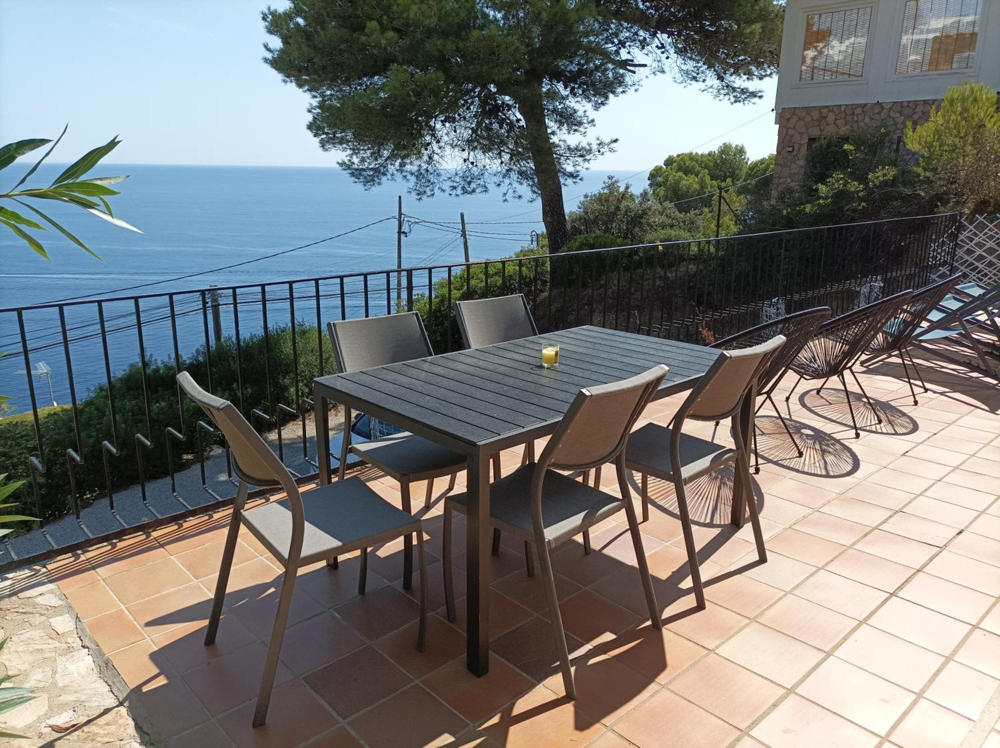 "La Terrasse De La Mer 1" -Climatisation-Wifi-Bbq -Piscine-Parking Begur Exterior foto